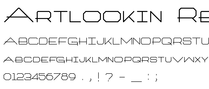 Artlookin Regular font